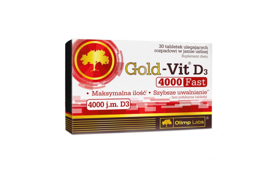 Gold-Vit D3 Fast 4000 j.m. (30 tab)