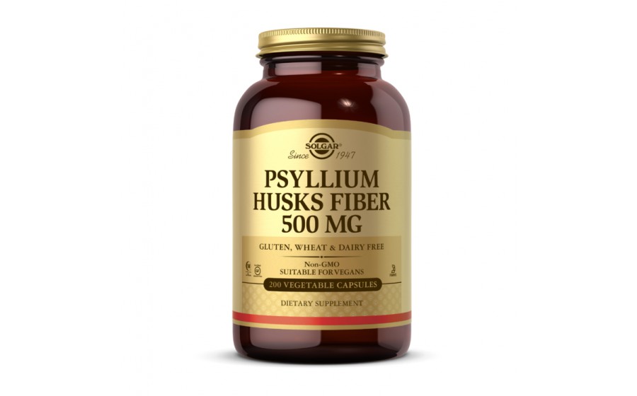 Psyllium Husk Fiber 500 mg (200 veg caps)