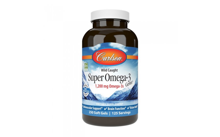 Super Omega 3 wild caught 1200 mg (250 sgels)