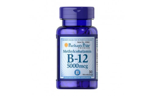 B-12 5000 mcg Methylcobalamin (30 microlozengels)