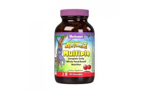 Multiple complete daily nutrition for kids (90 chewables, orange)