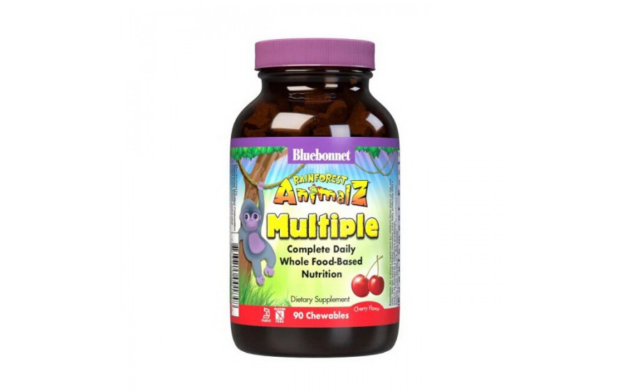 Multiple complete daily nutrition for kids (90 chewables, orange)