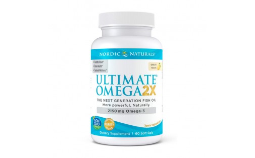 Ultimate Omega 2X 2150 mg (60 soft gels, lemon)