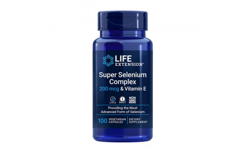 Super Selenium Complex 200 mcg & Vitamin E (100 veg caps)