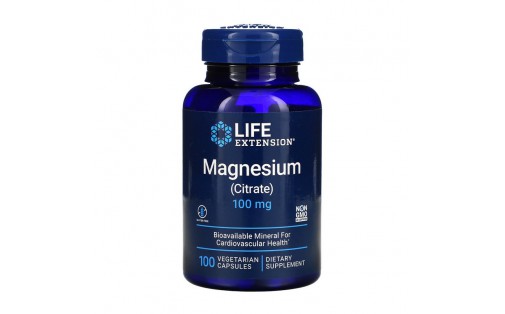 Magnesium Citrate 100 mg (100 veg caps)