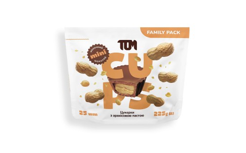 Цукерки з арахісовою пастою в молочному шоколаді - Family Pack (225 g)