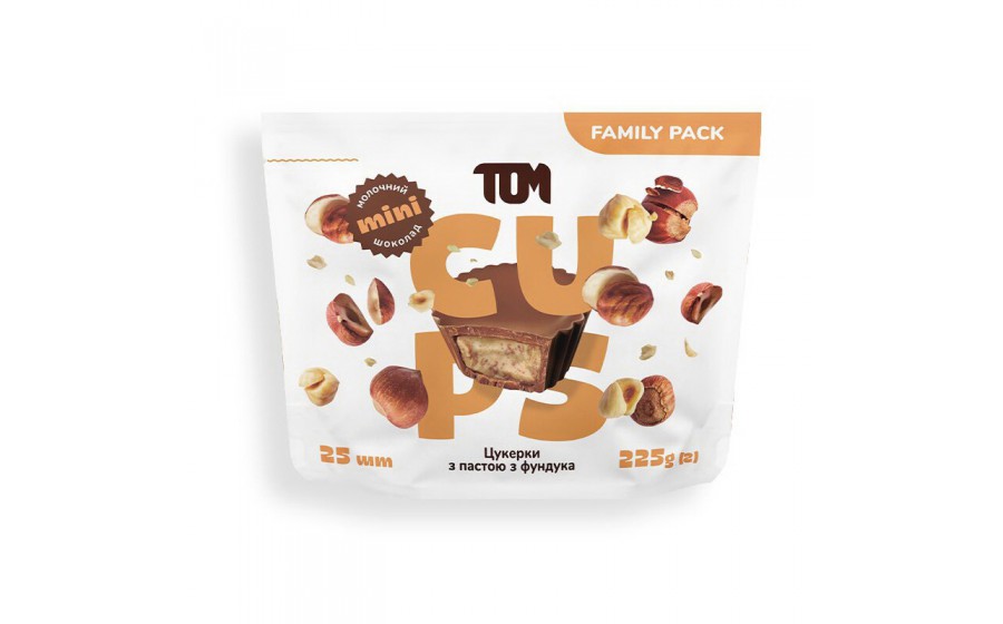 Цукерки з пастою фундука в молочному шоколаді - Family Pack (225 g)