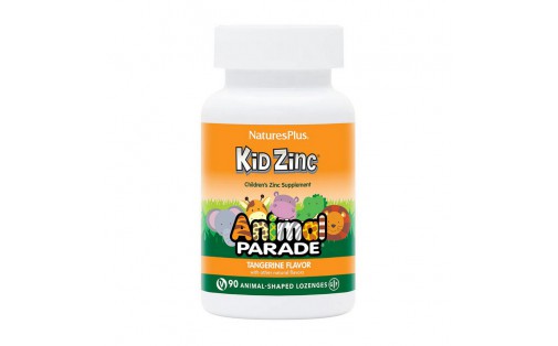 Animal Parade Kid Zinc (90 animal-shaped lozenges, tangerine)