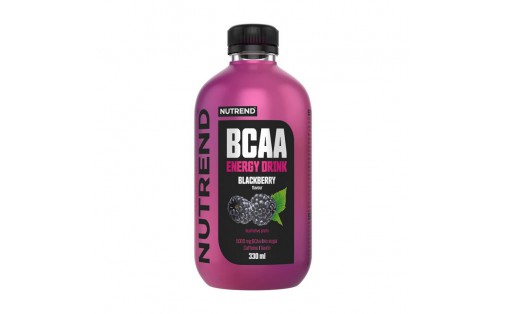 BCAA Energy Drink (330 ml blackberry) Пошкоджена заводська етикетка (330 ml, blackberry)