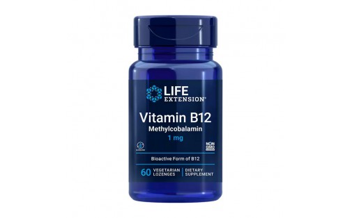 Vitamin B-12 methylcobalamin 1 mg (60 veg lozenges)