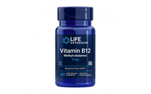 Vitamin B-12 methylcobalamin 5 mg (60 veg lozenges)