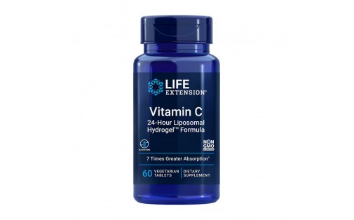 Vitamin C 24-Hour Liposomal Hydrogel Formula (60 veg tabs)