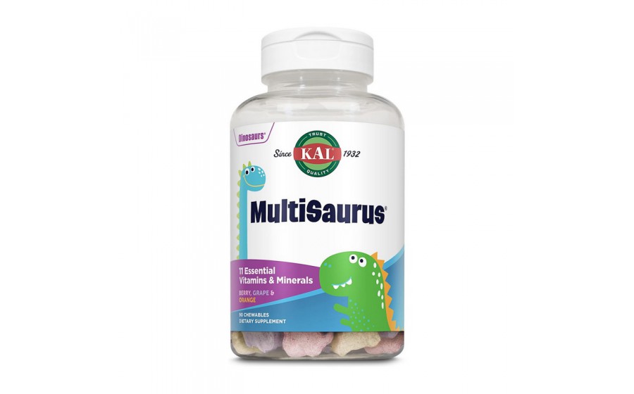 MultiSaurus (90 chewables, berry, grape, orange)