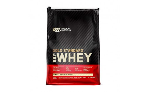 100% Whey Gold Standard (4,5 kg, delicious strawberry)