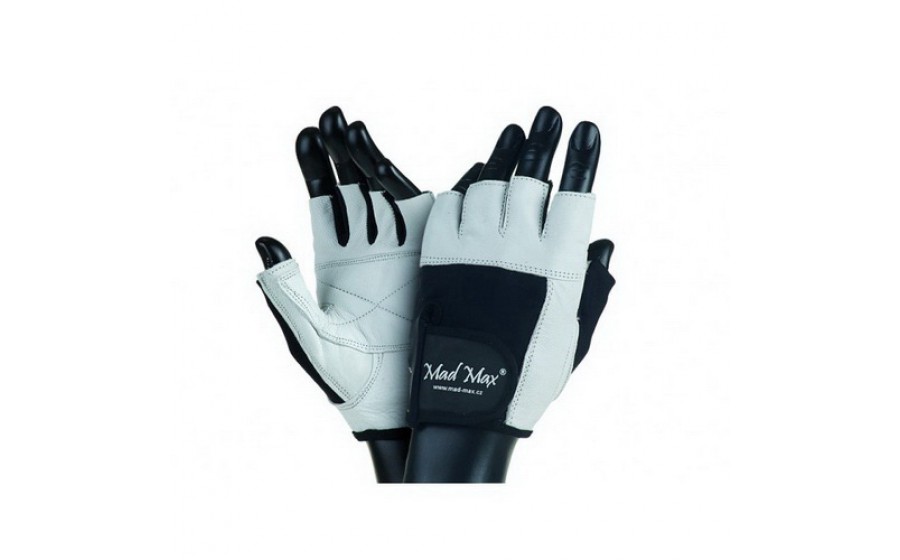 Fitness Workout Gloves White MFG-444 (L size)