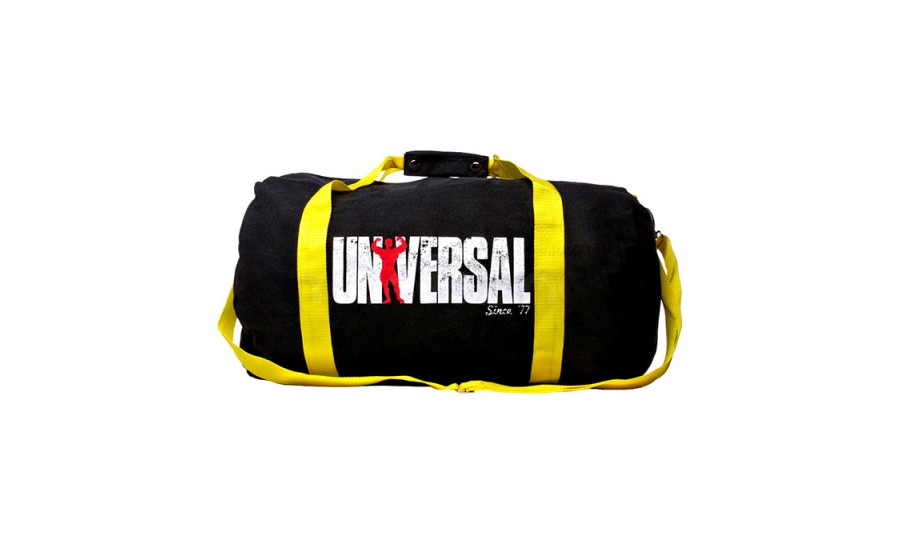 Vintage Gym Bag Since 77 (black/yellow)