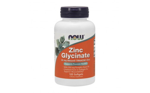 Zinc Glycinate 30 mg (120 softgels)