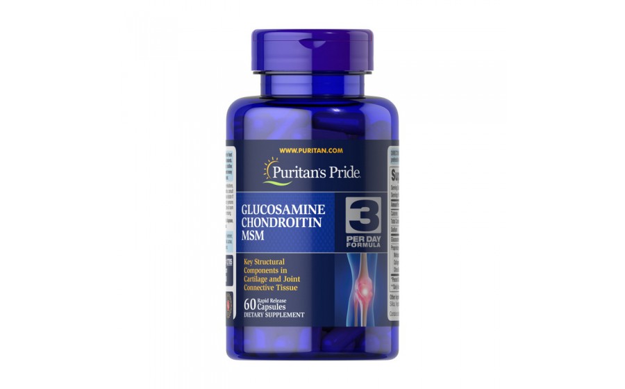 Glucosamine, Chondroitin & MSM (60 caplets)