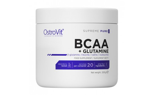 100% BCAA+Glutamine (200 g, pure)