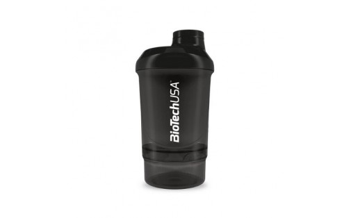 Shaker Wave Mini + 2 in 1 (300 ml, Black)