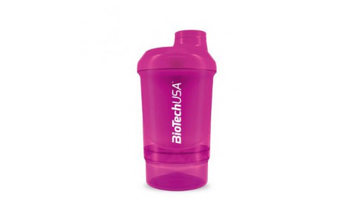 Shaker Wave Mini + 2 in 1 (300 ml, Magic Magenta)