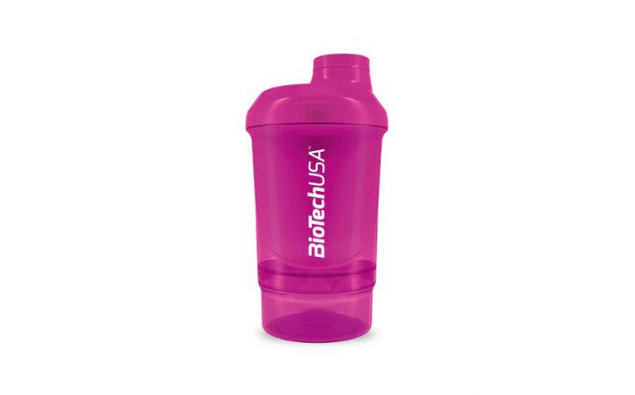 Shaker Wave Mini + 2 in 1 (300 ml, Magic Magenta)