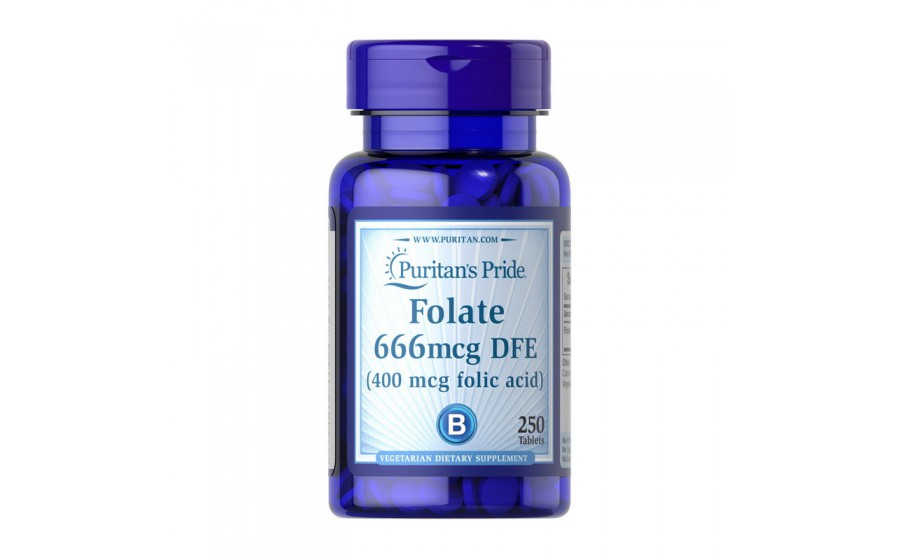 Folate 666 mcg DFE (Folic Acid 400 mcg) (250 tablet)