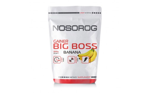 Gainer BIG BOSS (1,5 kg, strawberry)