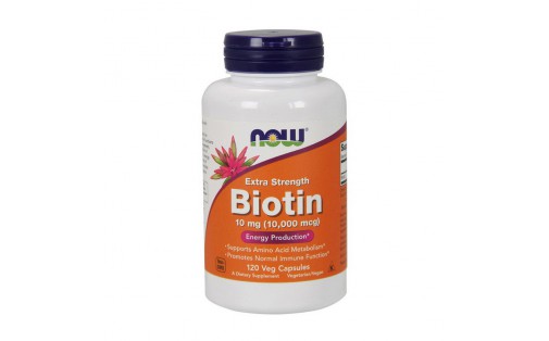 Biotin 10,000 mcg extra strength (120 veg caps)