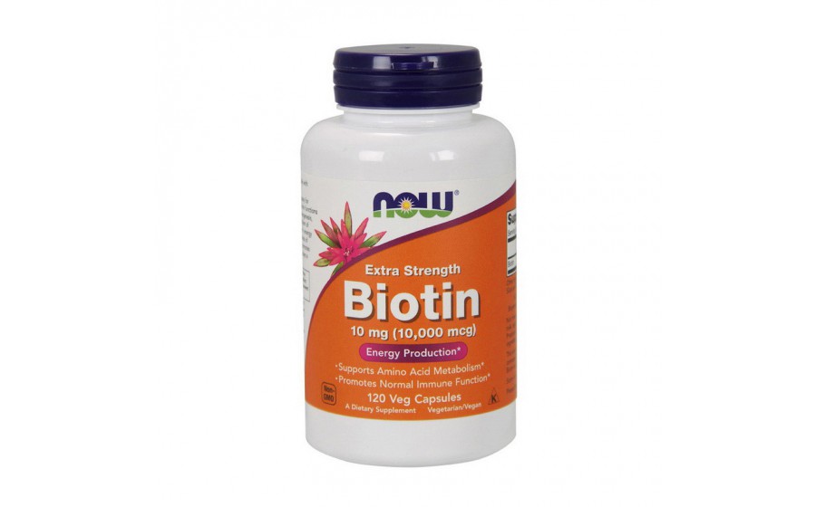 Biotin 10,000 mcg extra strength (120 veg caps)