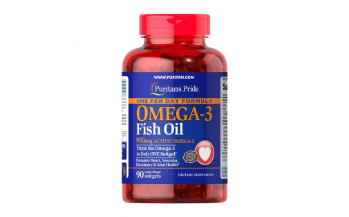 Omega-3 Fish Oil 950 mg one per day (90 softgels)