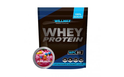 Whey Protein 80 (920 g, bubblegum)