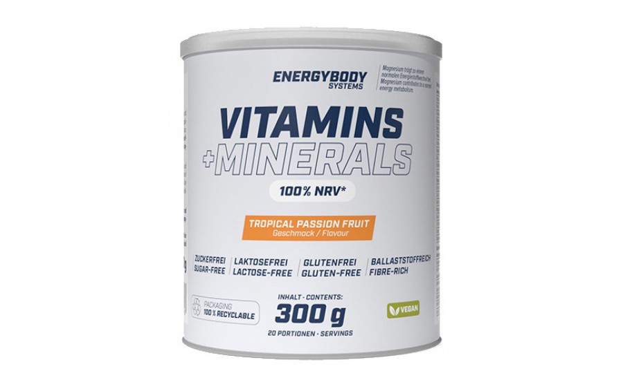 Vitamins + Minerals (300 g, lemon)