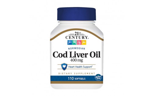 Cod Liver Oil 400 mg (110 softgels)