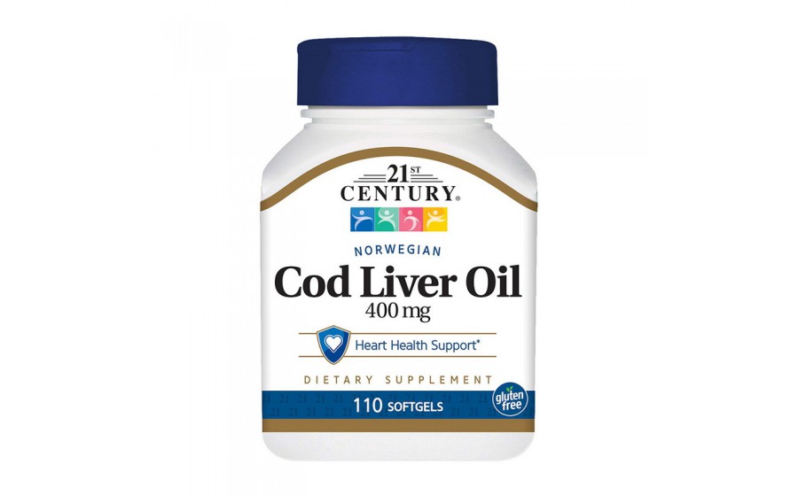 Cod Liver Oil 400 mg (110 softgels)