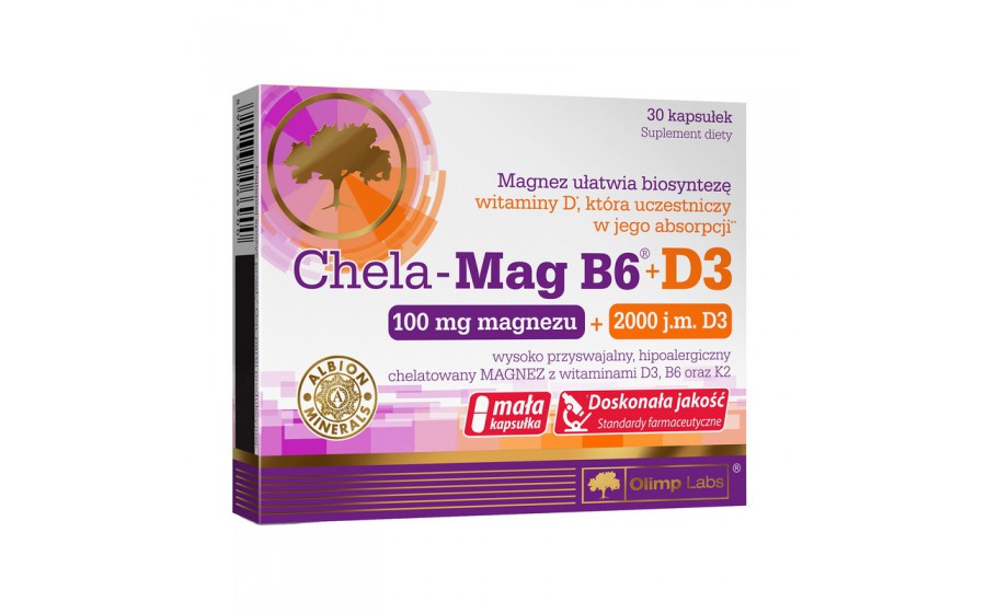 Chela-Mag B6 + D3 (30 caps)