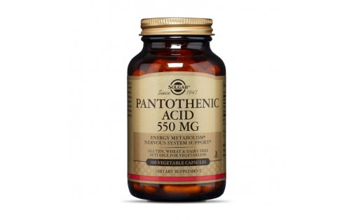 Pantothenic Acid 550 mg (100 veg caps)