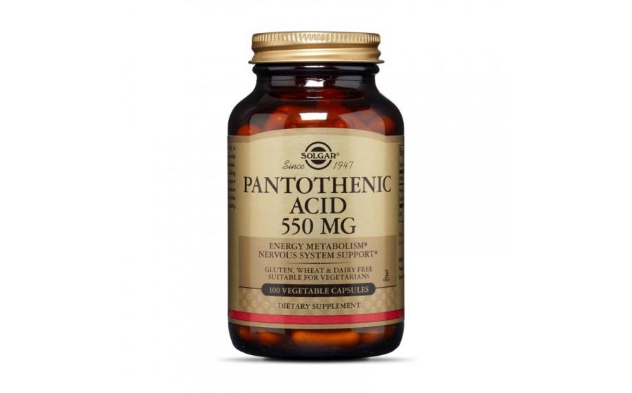 Pantothenic Acid 550 mg (100 veg caps)