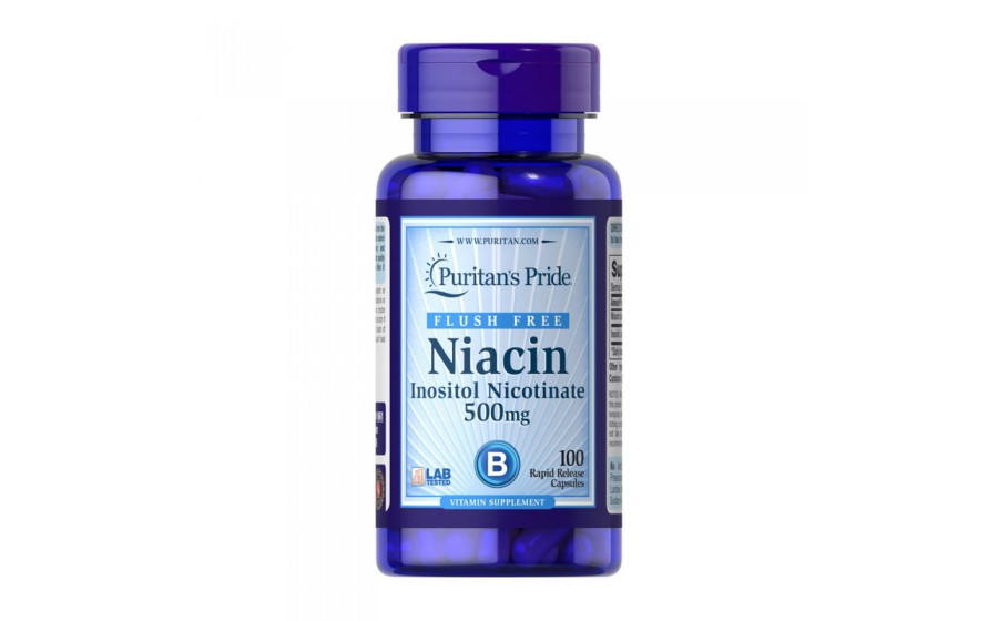 Niacin 500 mg (100 caps)