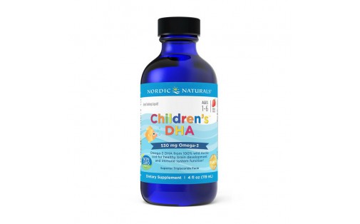 Children's DHA 530 mg Omega-3 (119 ml, natural strawberry)