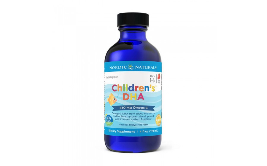 Children's DHA 530 mg Omega-3 (119 ml, natural strawberry)