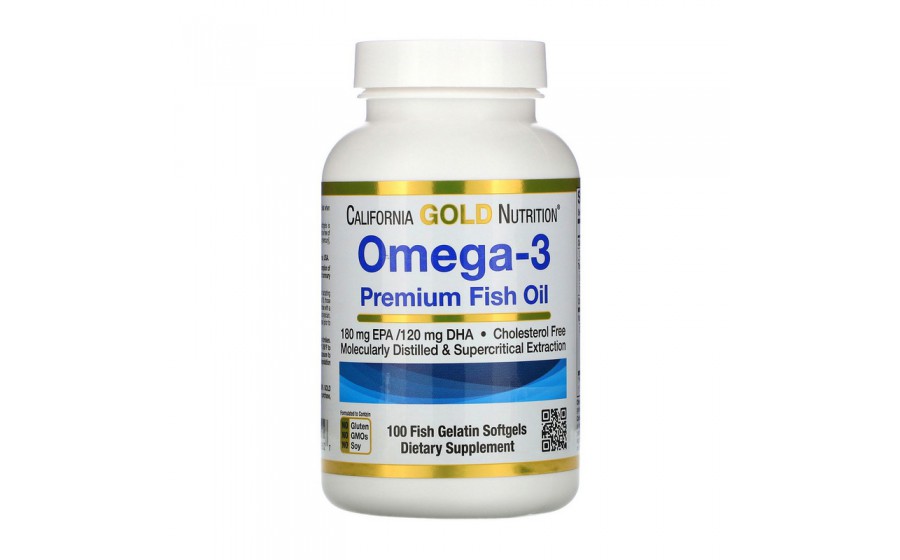 Omega-3 Premium Fish Oil (100 fish softgels)