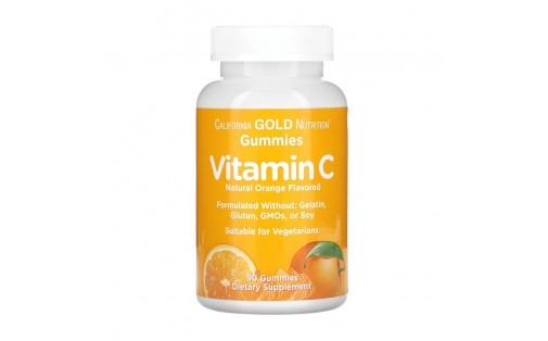 Vitamin C (90 gummies, orange)