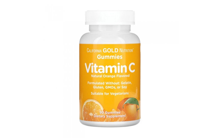 Vitamin C (90 gummies, orange)