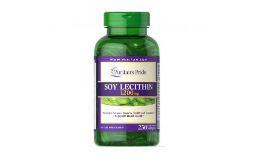 Soy Lecithin 1200 mg (250 softgels)