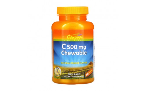 C 500 mg Chewable (60 chewables, orange)