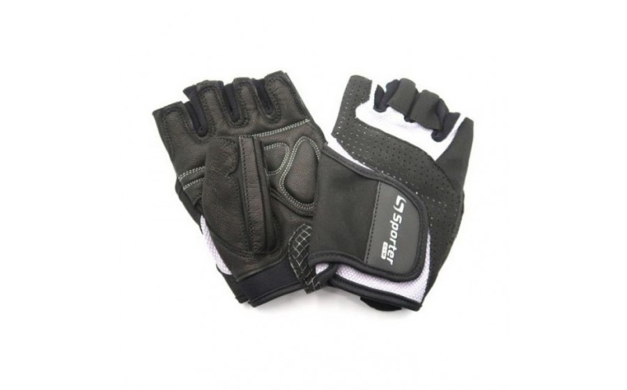 Weightlifting Gloves Black-Grey (M size, Black-Grey)