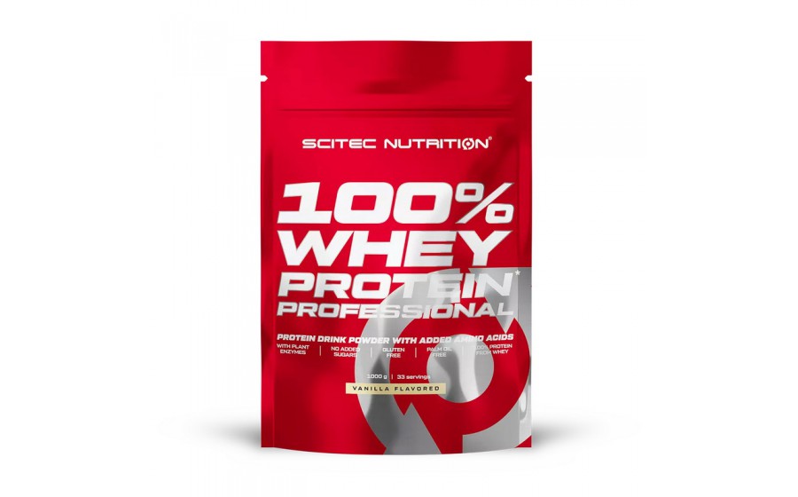 100% Whey Protein Professional (1 kg, vanilla)