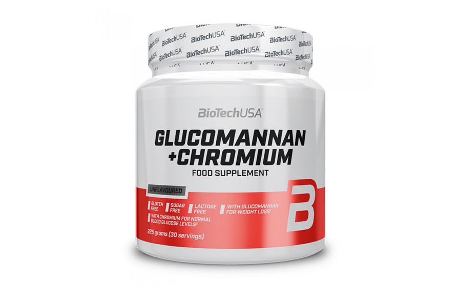 Glucomannan + Chromium (225 g, unflavoured)