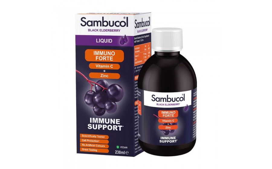 Immuno Forte + Vitamin C + Zinc Liquid (230 ml)